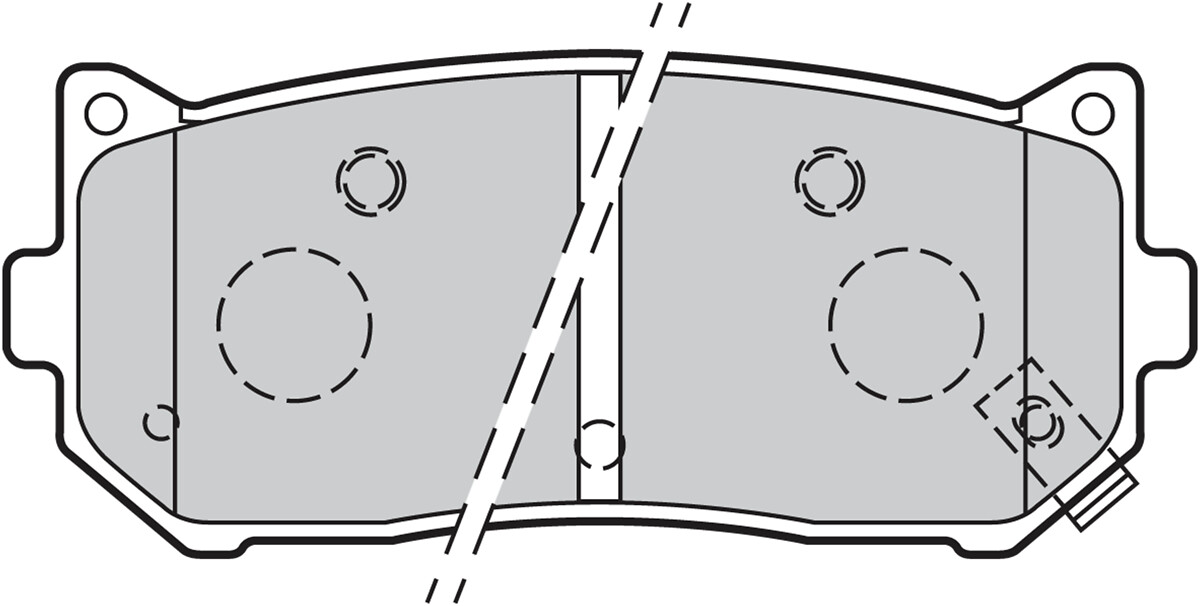 Jeu de 4 plaquettes de frein VALEO ref. 301841